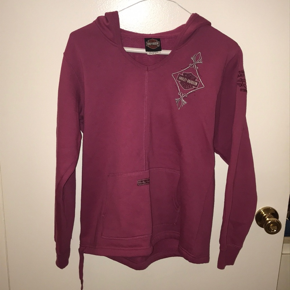 *donated* Women’s Harley-Davidson sweatshirt.